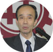 あいさつする蒲生社長